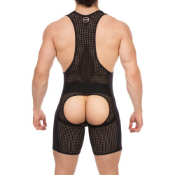 Barcode Berlin Body Backless Krish Noir-Jaune